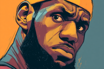 illustration of Lebron James
