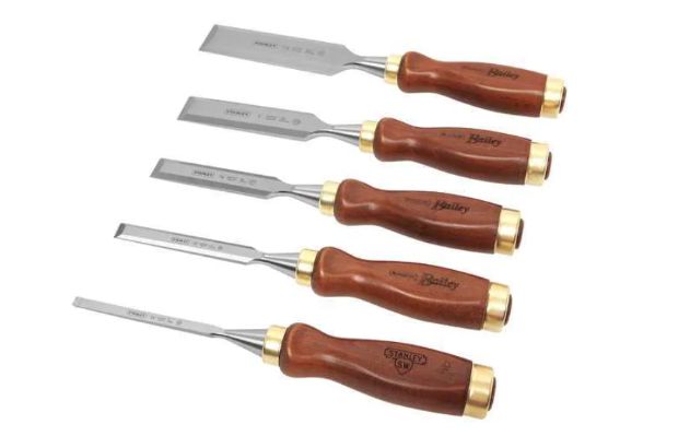 Chisel set, a part of the whittling essentials.