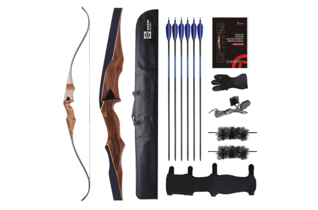 Traditional Wooden Hunting Longbow