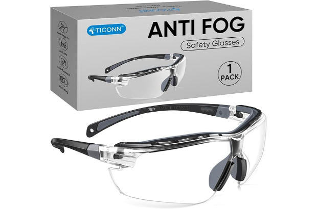 TICONN Anti-Fog Safety Glasses