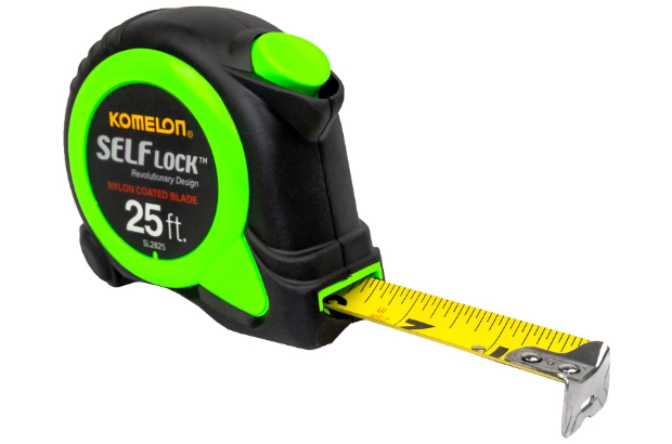 Komelon SL2825 Self Lock 25-Foot Power Tape