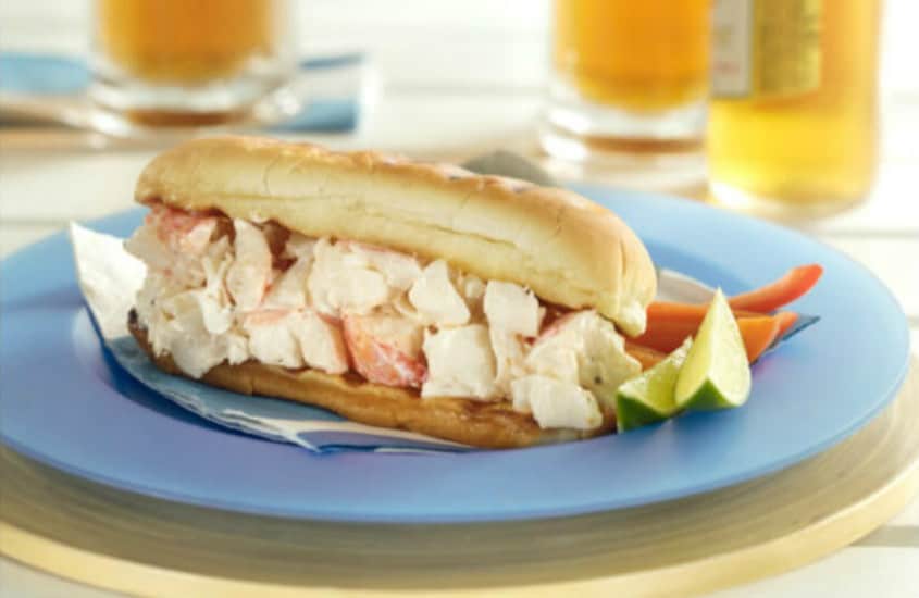 Lobster rolls and corn chowder.