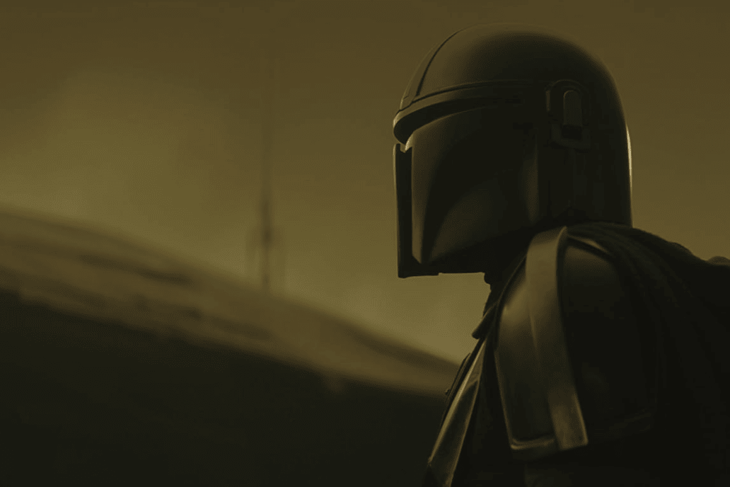 A fully masked Din Djarin in The Mandalorian