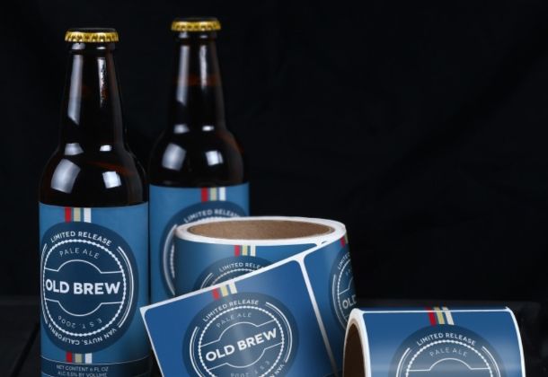 Bottle labels, a brewing essential.