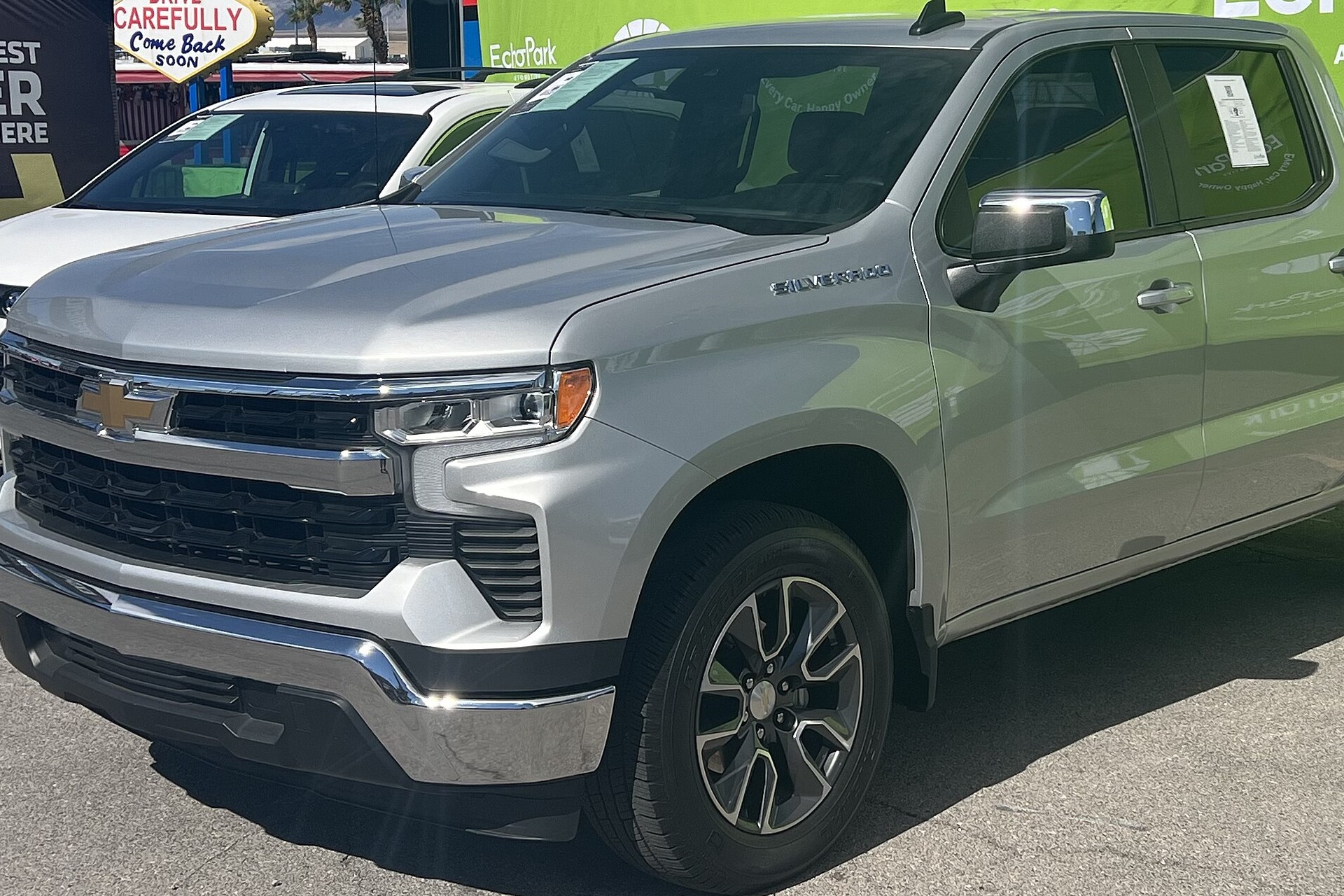 2024 Chevrolet Silverado at the Las Vegas Motor Speedway