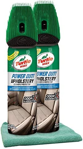 Bottle of scrub upholstery cleaner.