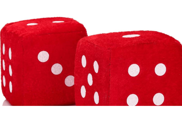 Soleebee Pair Fuzzy Plush Dice