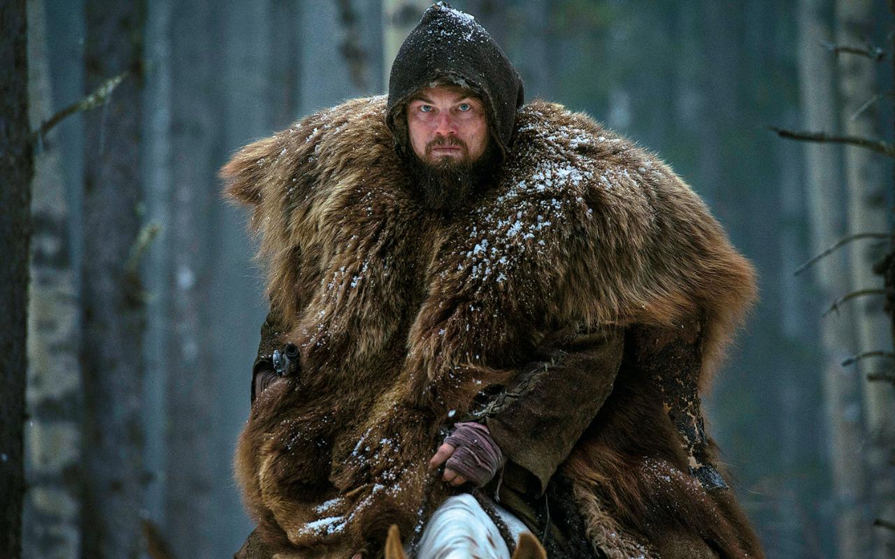 Leonardo DiCaprio in The Revenant