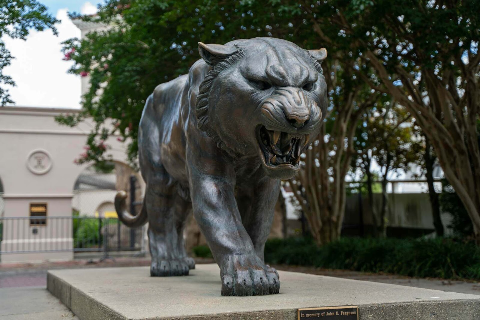 LSU Tiger statue
