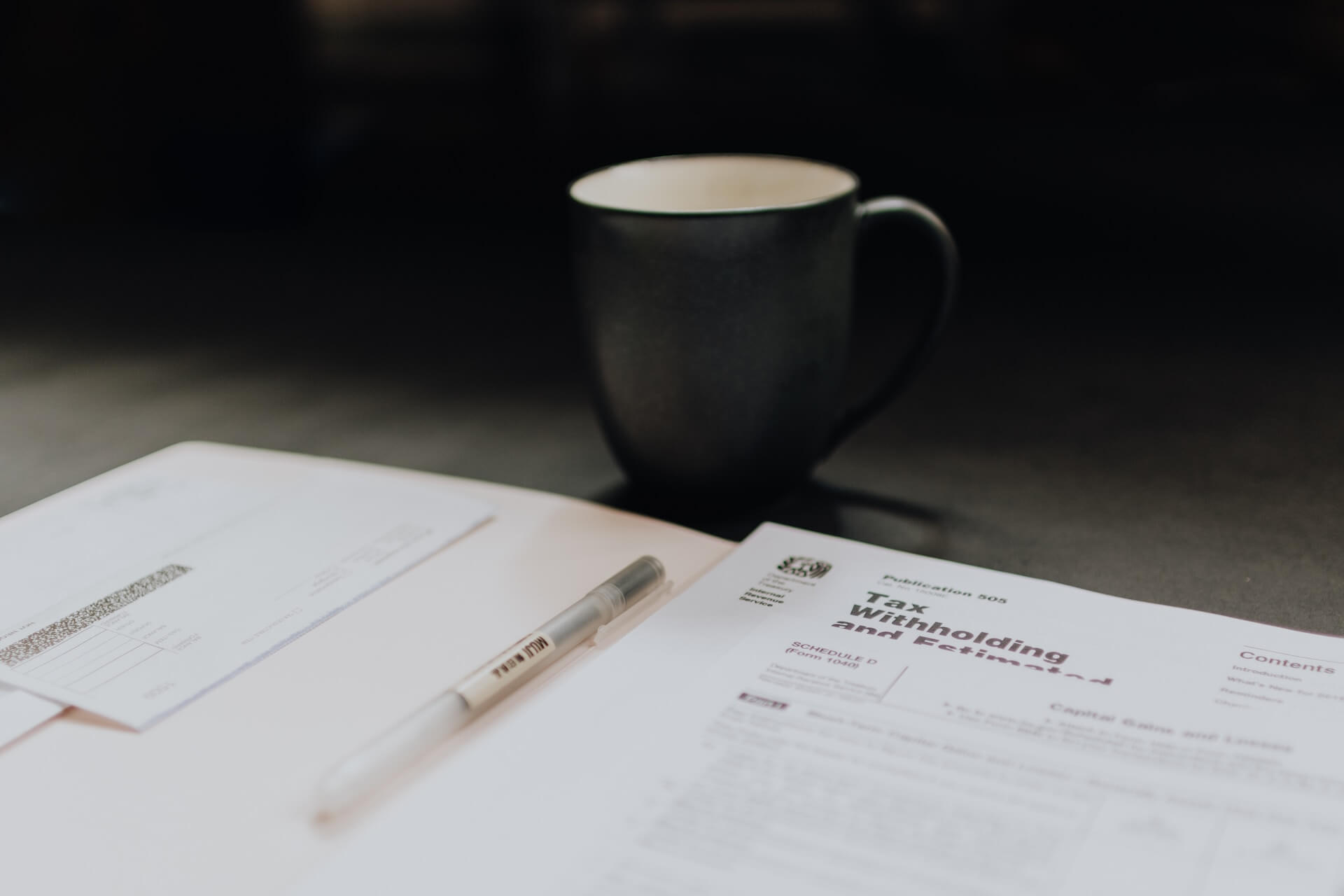 IRS tax withholding and estimated tax worksheet