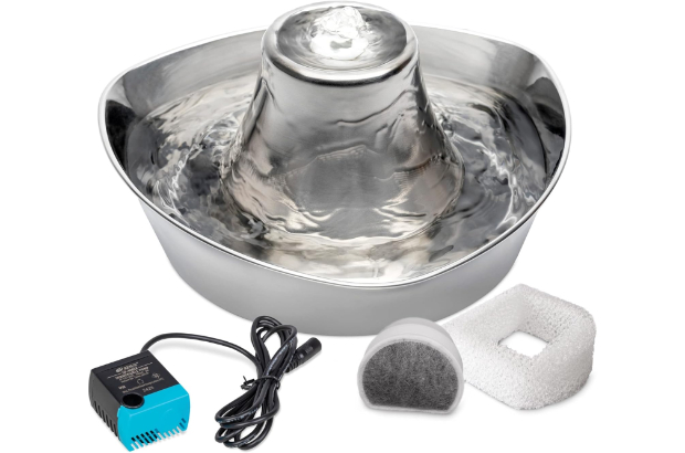 PetSafe Seaside Stainless Steel Cat Water Fountain