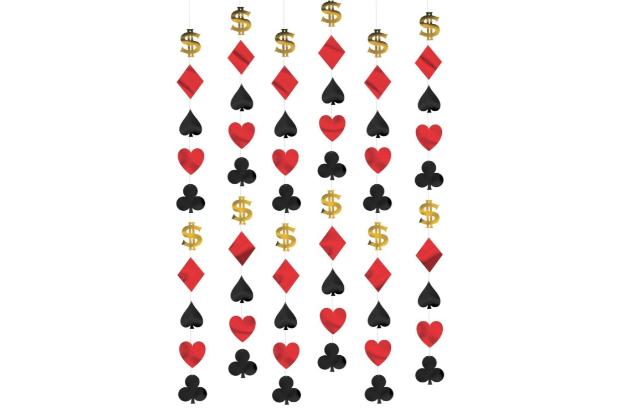 Amscan Casino Foil String Decorations