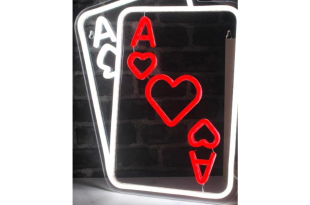 LeDigPig Poker Neon Sign