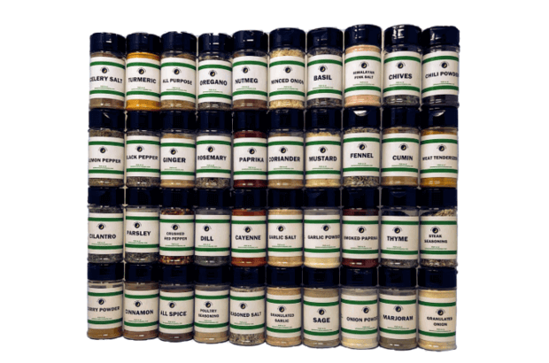 40-Piece Seasoning Herb, Spice and Salt Set