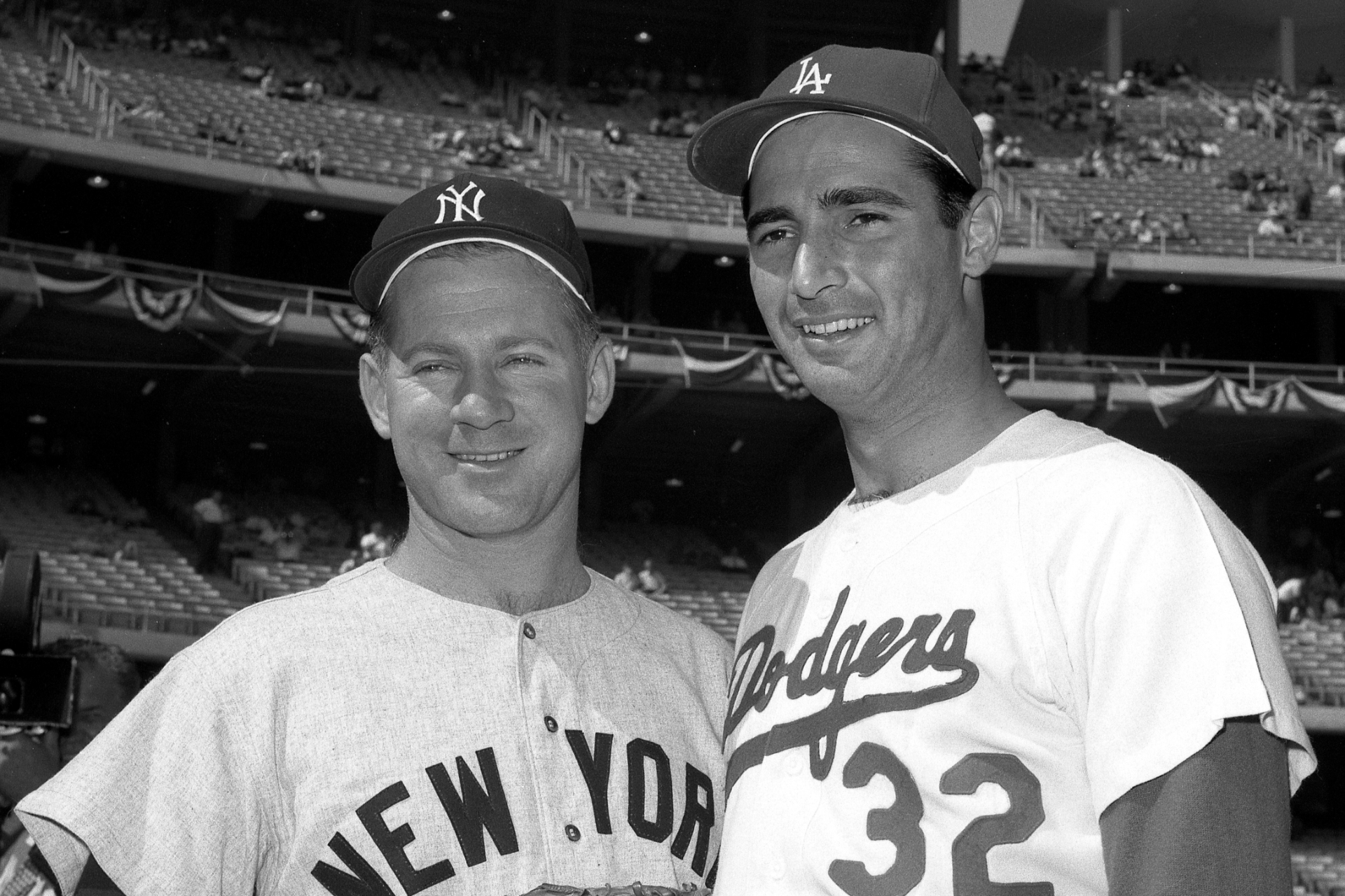 Whitey Ford and Sandy Coufax