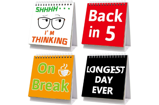 Fancy Land Funny Desk Signs