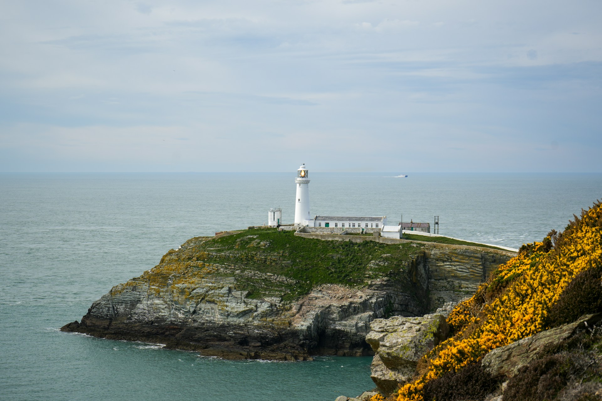 The South Stack Lighthouse in the UK