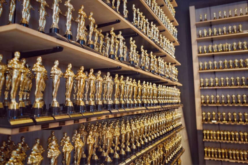 Who Votes for the Oscars? These image represents many Oscar's awards.