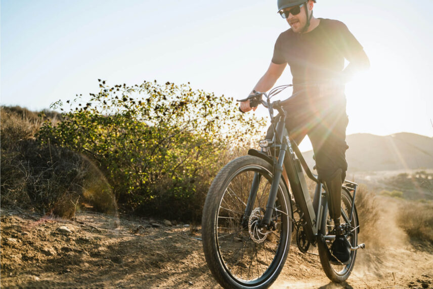 An electric bike is loads of fun.