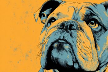 illustration of a bulldog