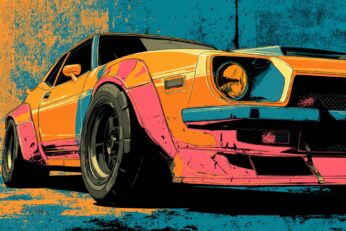 squaddeepfx_car_with_a_lot_of_mods._in_a_Brutalist_graphic_nove_ce0afa71-b06e-4d63-a612-a8aef7a7e9fc