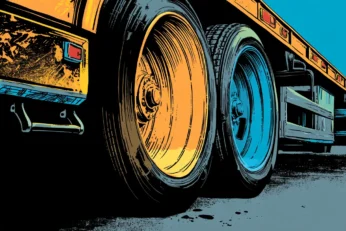 side view of trailer