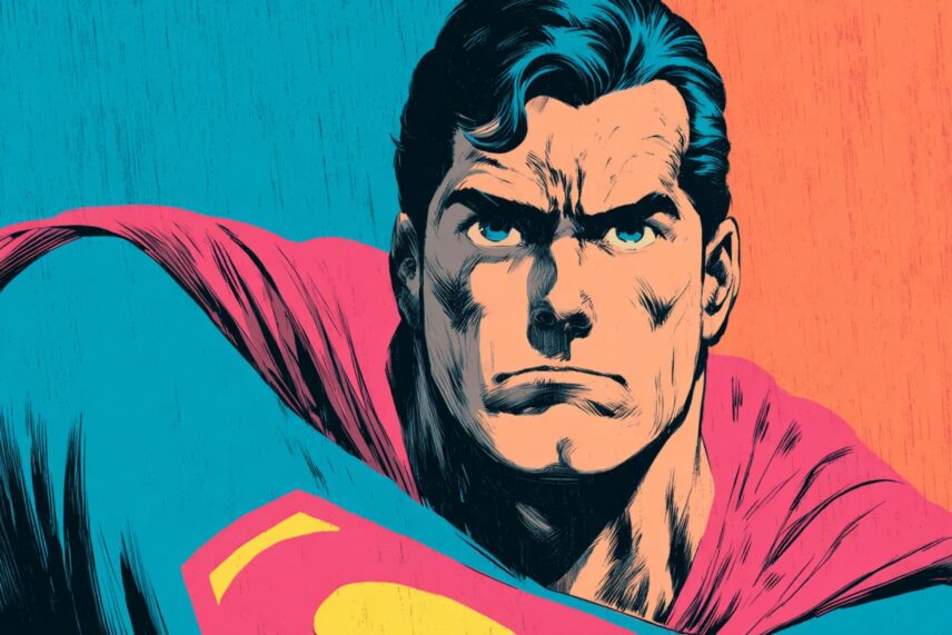 Illustration of Superman