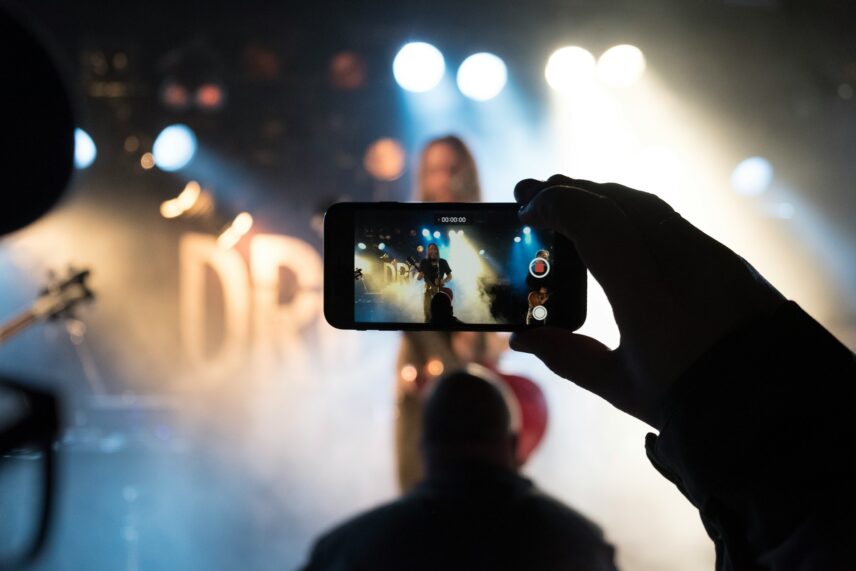 recording video on a phone