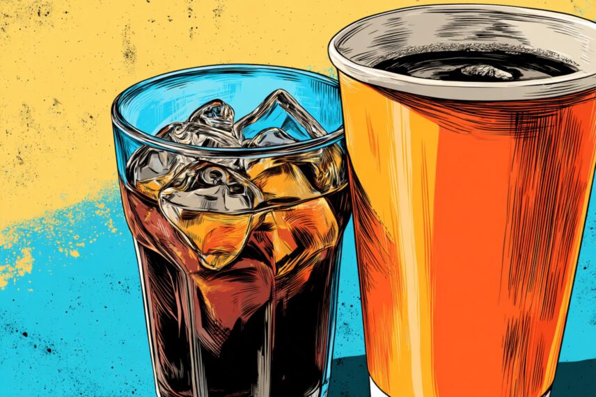 squaddeepfx_iced_coffee_in_clear_cup_hot_coffee_in_paper_to-go__d6f65122-1ef4-43e3-bedb-7c8505e12f26