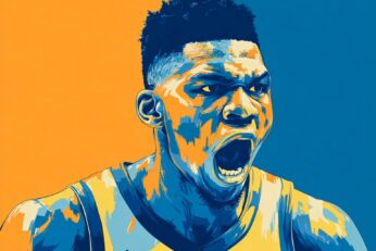 Illustration of Giannis Antetokounmpo