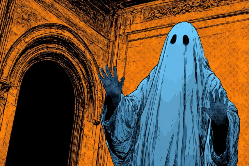 Illustration of a ghost