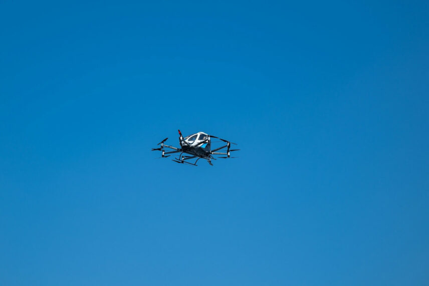 a drone in flight