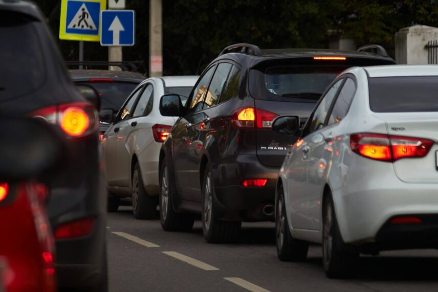 a traffic jam