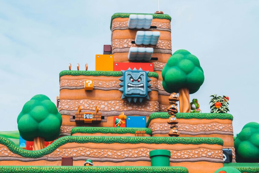 Super Mario 64 was the premier launch title for the Nintendo 64.