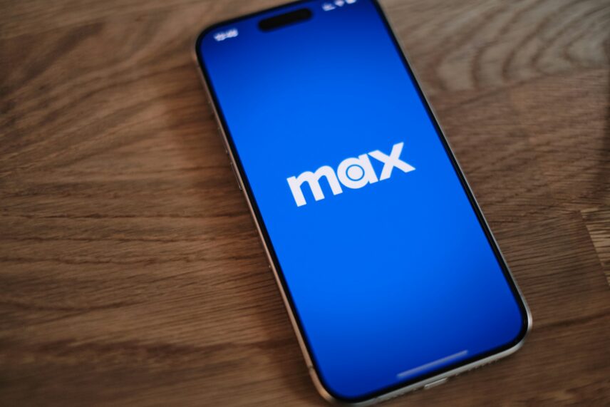 HBO Max on a phone screen