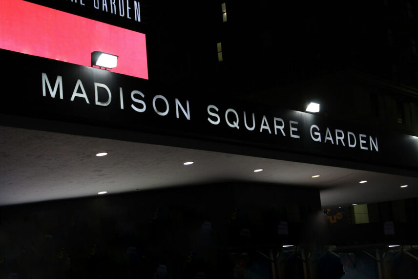 exterior of the Madison Square Garden