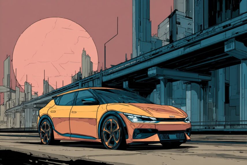 illustration of EV
