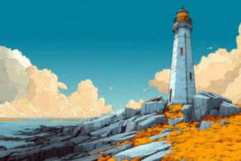 illustration of a lighthouse
