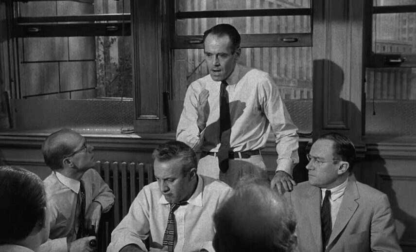 A scene from 12 Angry Men, one of the movies from the Golden Age of Hollywood