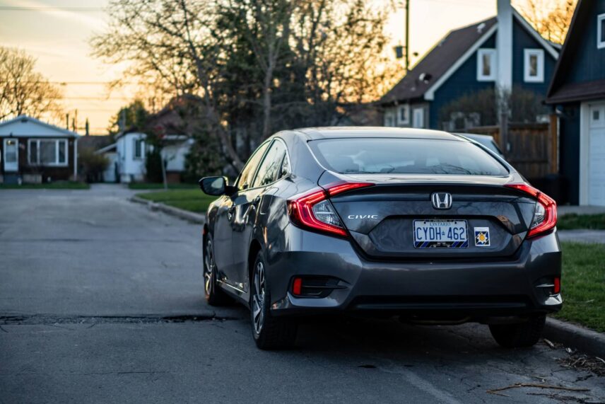 parked Honda Civic
