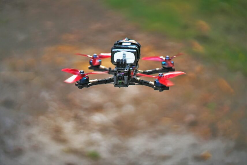 quadcopter in flight