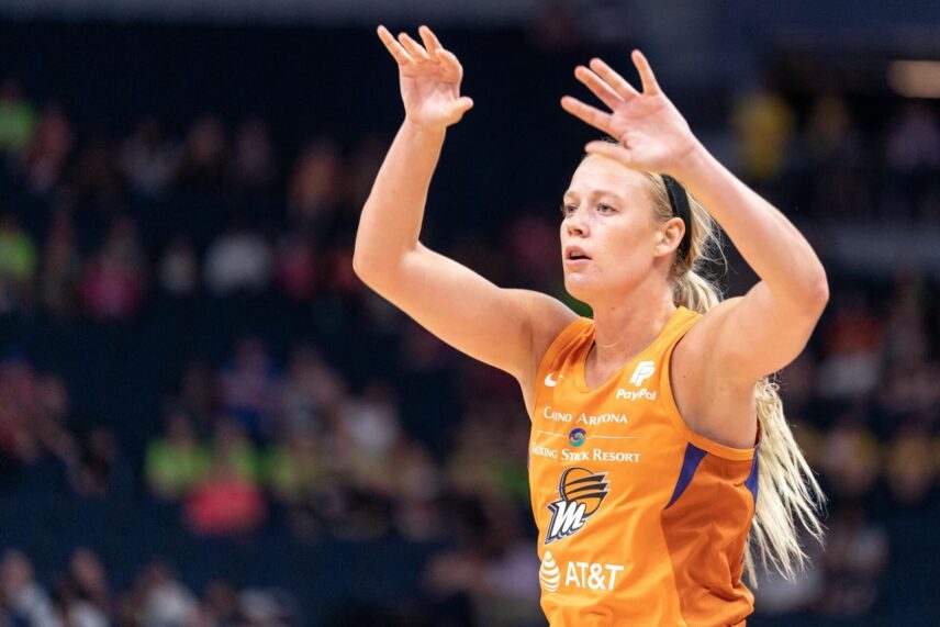 Sophie Cunningham while playing for Phoenix Mercury