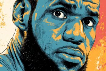 illustration of LeBron James