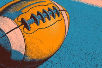 Illustration-of-a-football-on-a-football-field