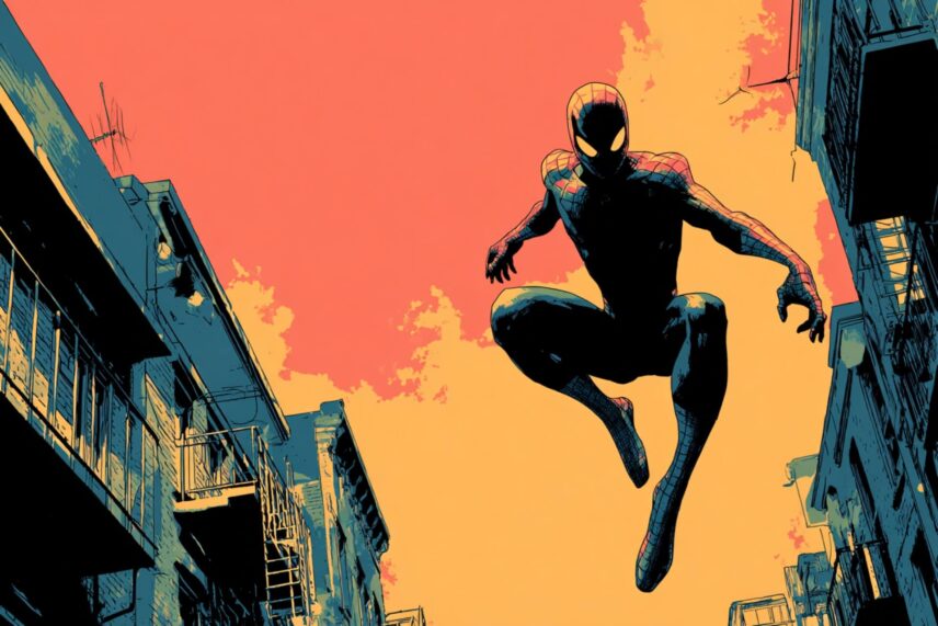 illustration of Spider-man