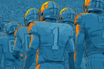 illustration of football players
