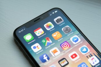 An iPhone screen showing apps