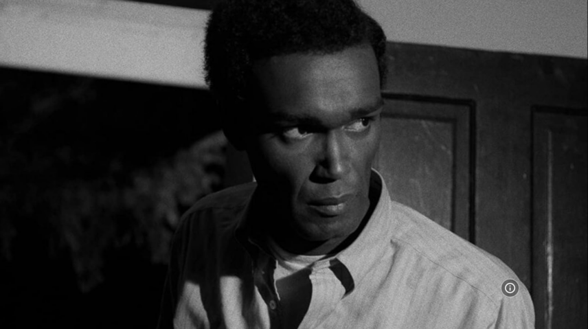 A shot of Duane Jones as Ben from Night of the Living Dead