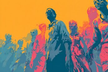 illustration of a group of zombies