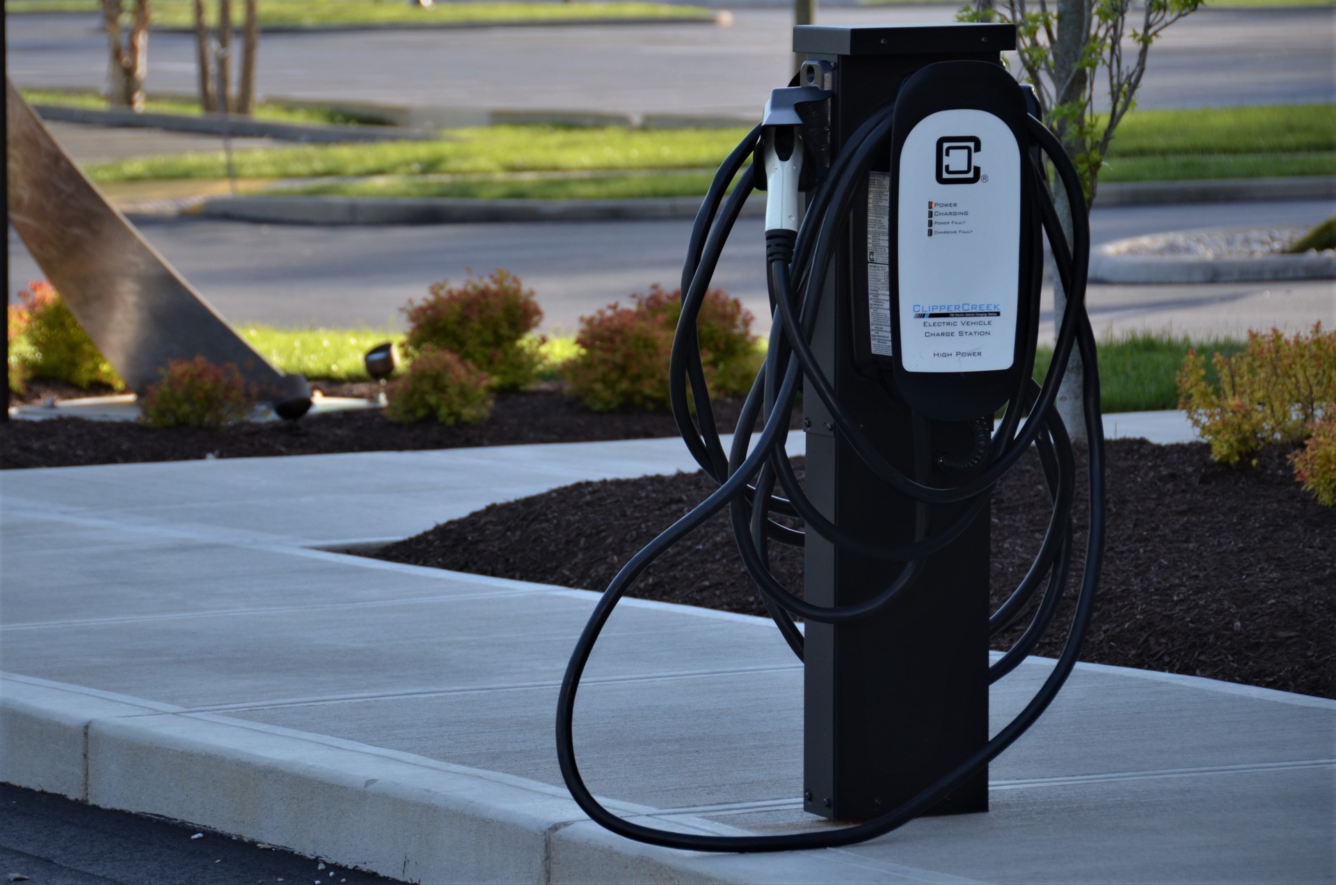 an electric car charger